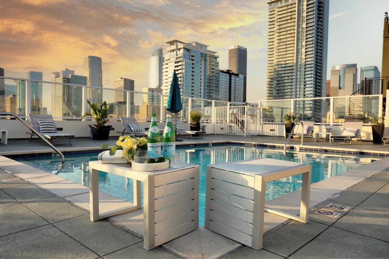 Ferienwohnung Classic Los Angeles Elegance In Downtown, Sleeps 4, Free Parking And 360 Degree View Roof Top Pool! Exterior foto
